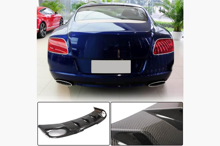 Bentley Continental GT 2011–2018 Difúzor zadného nárazníka (karbón) Image
