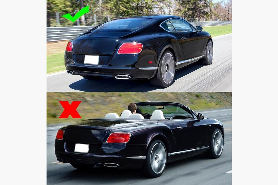 Bentley Continental GT 2011–2018 Spojler V3 (karbón) Fotografia 6