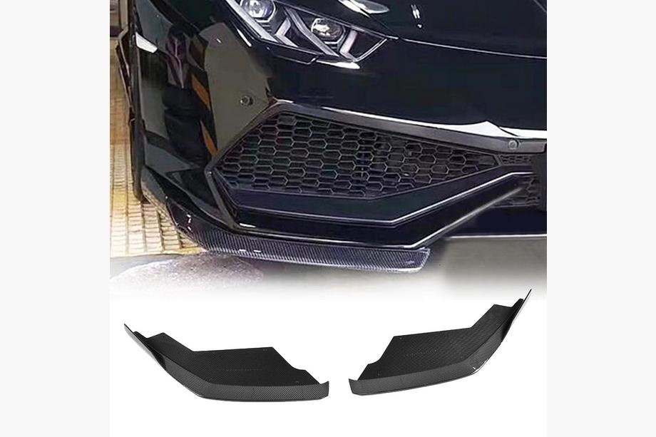 Lamborghini Huracan 2014– Kryty predného nárazníka Flap V1 (karbón) Fotografia 1