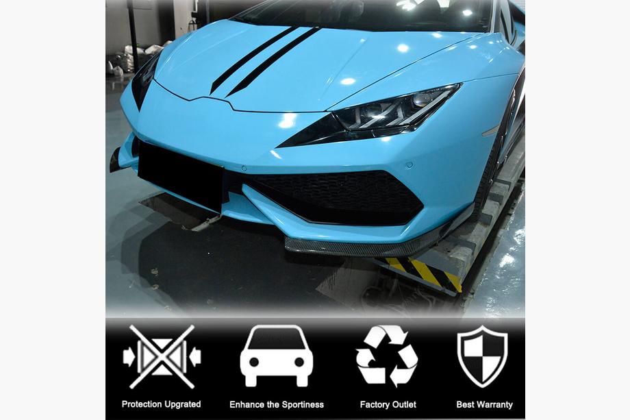 Lamborghini Huracan 2014– Kryty predného nárazníka Flap V1 (karbón) Fotografia 7