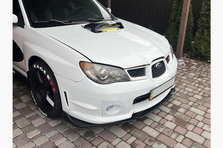 Subaru Impreza 2000–2007 Predný lip spojler nárazníka Niken Black (ABS) Fotografia 3