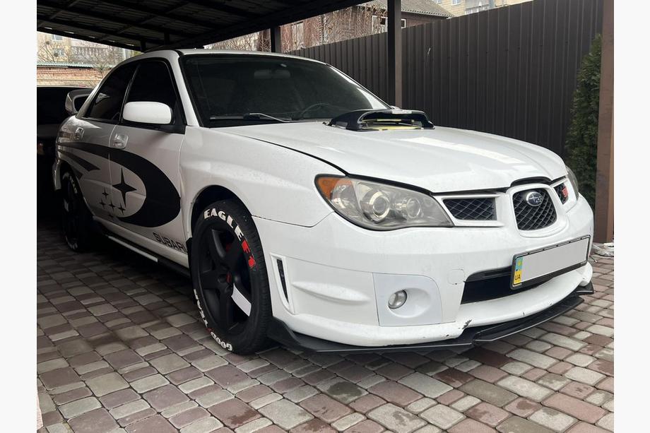 Subaru Impreza 2000–2007 Predný lip spojler nárazníka Niken Black (ABS) Fotografia 6