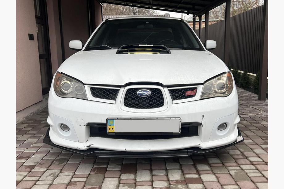 Subaru Impreza 2000–2007 Predný lip spojler nárazníka Niken Black (ABS) Fotografia 4