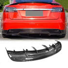 Tesla Model S 2012– Difúzor zadného nárazníka V2 (2012-2016, karbón) fotografia 1