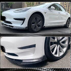 Tesla Model 3 2017– Predný lip spojler na nárazník Lip V5 (2017-2023, Carbon) fotografia 3