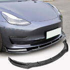 Tesla Model 3 2017– Lip spojler na predný nárazník Lip ABS V8 (2017-2019) fotografia 1