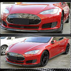 Tesla Model S 2012– Lipa predného nárazníka Lip V1 (2012-2016, Carbon) fotografia 2