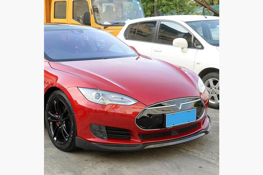 Tesla Model S 2012– Lipa predného nárazníka Lip V1 (2012-2016, Carbon) Image