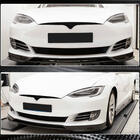 Tesla Model S 2012– Lip spojler na predný nárazník Carbon V3 (2016-2020) fotografia 3