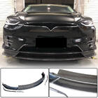 Tesla Model X 2015– Lip spojler na predný nárazník Carbon V3 (2016-2020) fotografia 1