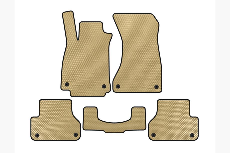 Audi A5 2016–2025 EVA V1 koberčeky do interiéru (Sportback, Béžová) Image