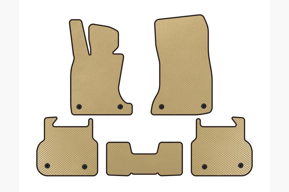 BMW rad 7 F01/F02 2008–2015 EVA rohože (pre F01, béžové) Fotografia 4