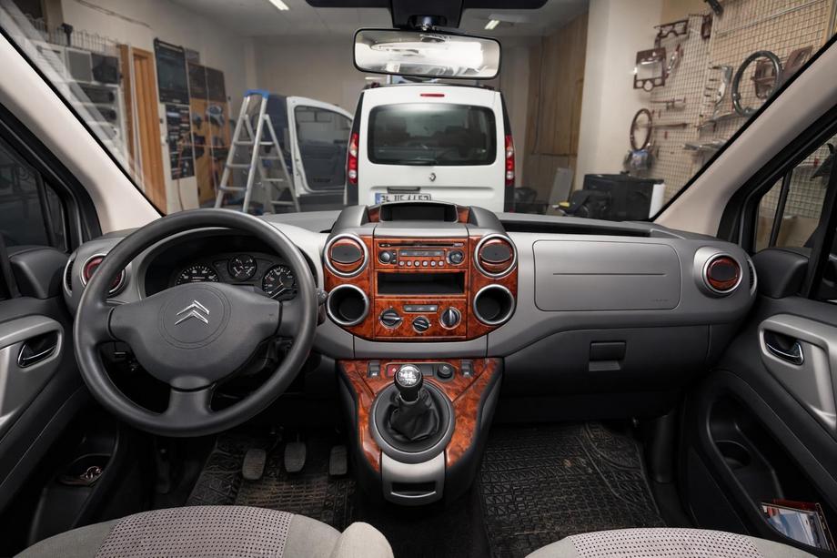Citroen Berlingo 2008–2018 Kryty palubnej dosky Hliník Image