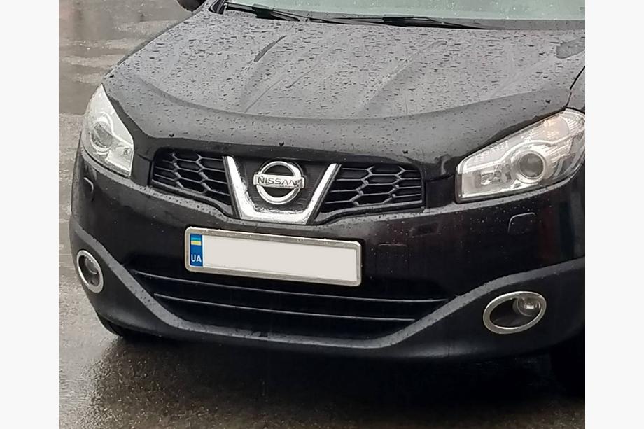 Nissan Qashqai 2010–2014 Vonkajšie lemy hmloviek (2 ks, nerez) Fotografia 2