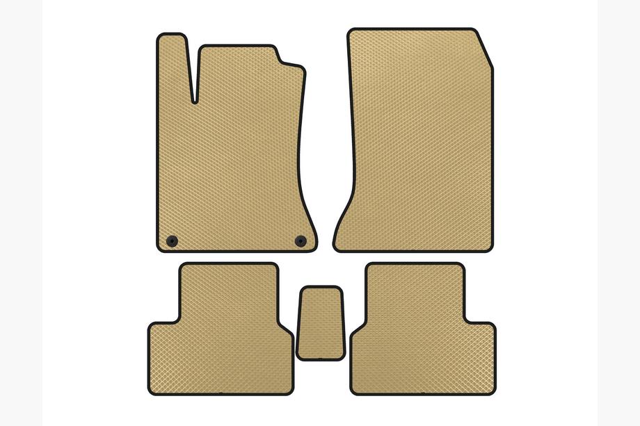 Mercedes B-class W246 2011–2018 EVA rohože do interiéru (2011-2014, Beige) Image