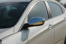 Hyundai Elantra (MD/UD) 2011–2015 Kryty zrkadiel bez smerového opakovača (2 ks, nerez) fotografia 1