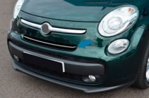 Fiat 500/500L 2013–2022 Kryty na masku chladiča (popstar, nerez) fotografia 1