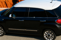 Fiat 500/500L 2013–2022 Okenné lišty (6 ks, nerez) fotografia 9
