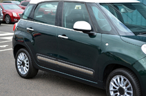 Fiat 500/500L 2013–2022 Okenné lišty (6 ks, nerez) fotografia 3