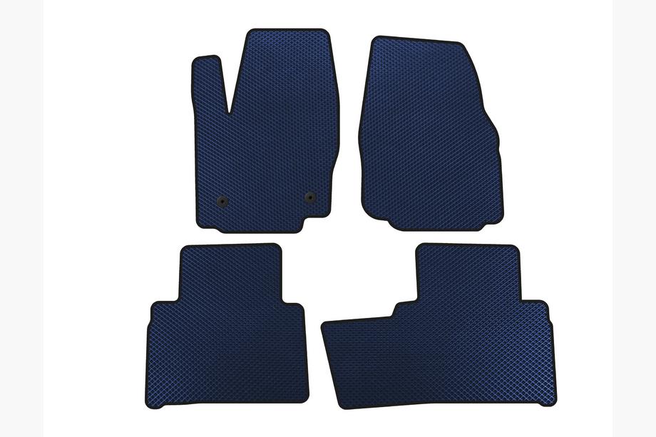 Ford Galaxy 2007–2015 EVA koberčeky do interiéru (2 rady, modré) Image