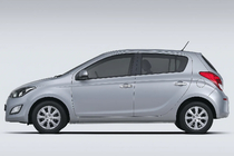 Hyundai I-20 2012–2014 Chrómové kryty kľučiek dverí (4 ks, nerez) Carmos - turecká oceľ fotografia 1