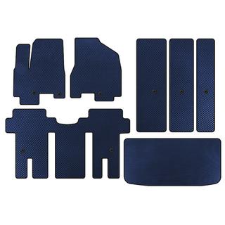 EVA autokoberce (kompletný set do interiéru, modrá) Kia Carnival 2014–2020