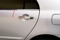 Toyota Verso 2009–2018 Vonkajšie okenné lišty (4 ks, nehrdzavejúca oceľ) fotografia 1
