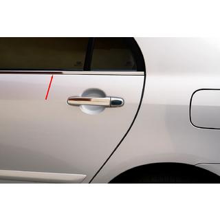Vonkajšie okenné lišty (4 ks, nehrdzavejúca oceľ) Toyota Verso 2009–2018