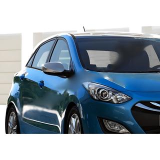 Kryty zrkadiel bez smerovky (2 ks, nerez) Hyundai I-30 2012–2017 fotografia 1