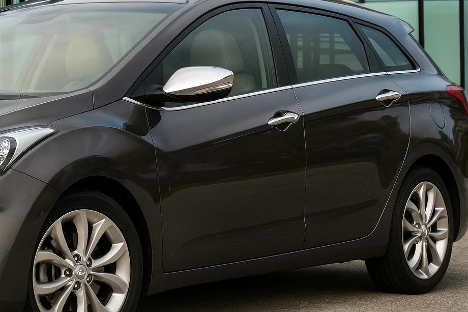 Hyundai I-30 2012–2017 Lišty bočných okien (SW, nerez) Image
