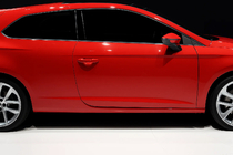 Seat Leon 2013–2020 Chrómové lišty bočných okien (3-dverové, 6 ks, nerez) fotografia 1