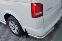 Volkswagen T5 2010–2015 Zadné rohové diely AK003 (2 ks, nerez) fotografia 9