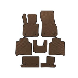 EVA autokoberce (pre F46, 3 rady, hnedé) BMW rad 2 Active Tourer F45/F46 2014–2021