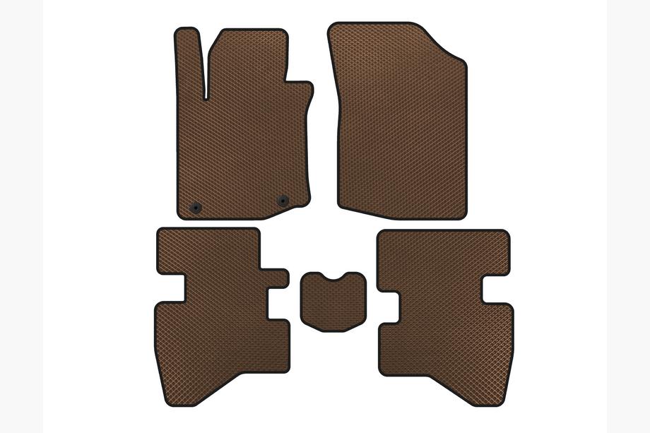Citroen C-1 2005–2014 EVA autokoberce do interiéru (HB, hnedé) Image