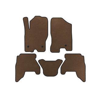 EVA autokoberce do interiéru (2 rady, hnedé, 2010-2014) Nissan Pathfinder R51 2005–2014