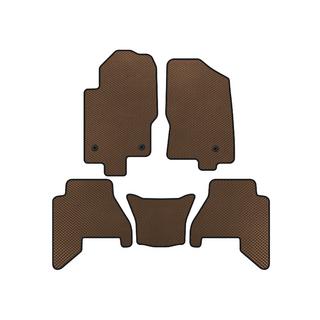 Podlahové rohože EVA V2 (2 rady, hnedé, 2010-2014) Nissan Pathfinder R51 2005–2014