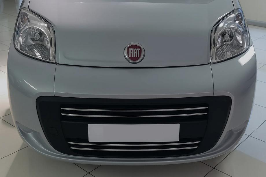 Peugeot Bipper 2008–2017 Kryt mriežky (4 diely, nerez) OmsaLine – talianska nehrdzavejúca oceľ Image