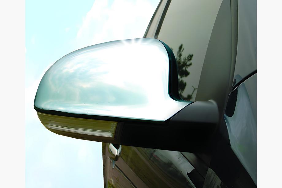 Volkswagen Golf Plus 2004–2014 Nerezové chrómové kryty spätných zrkadiel (2 ks) Image