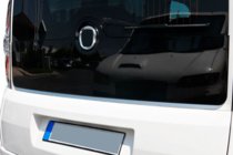 Opel Combo 2012–2018 Lišta zadného okna (nerez) fotografia 4