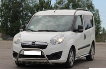 Opel Combo 2012–2018 Predný ochranný rám (nerez) fotografia 3