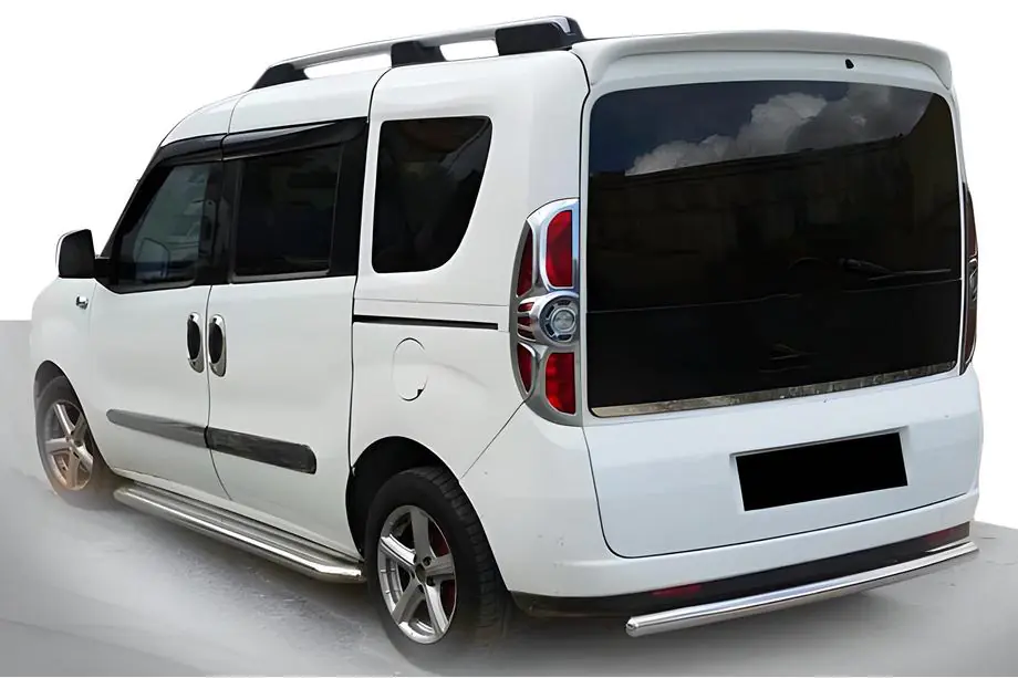 Opel Combo 2012–2018 Zadný ochranný oblúk (nerez) Image