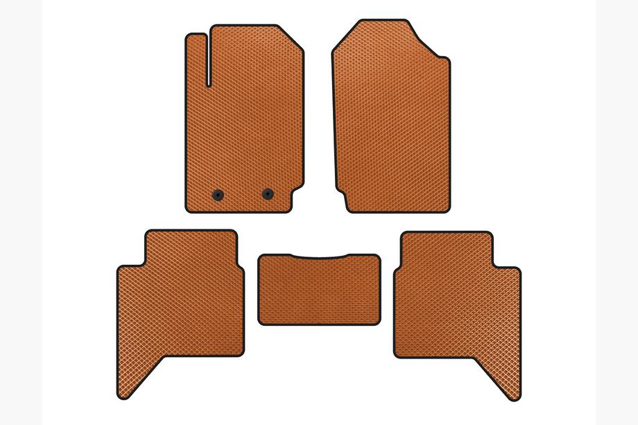 Ford Ranger 2011–2022 EVA rohože do interiéru (Oranžová) Image