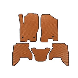EVA autokoberce do interiéru (2 rady, oranžové, 2010-2014) Nissan Pathfinder R51 2005–2014