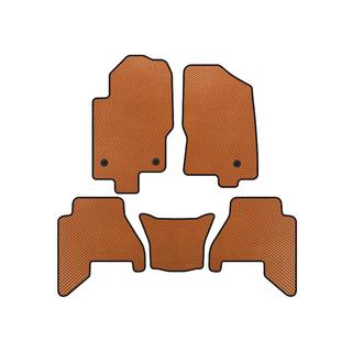 Autokoberce EVA V2 (2 rady, Oranžové, 2010-2014) Nissan Pathfinder R51 2005–2014