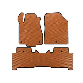 EVA autokoberce do interiéru (2 rady, oranžové) Acura MDX 2007–2013