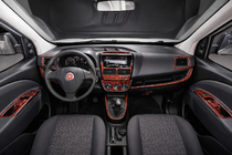 Fiat Doblo II 2010–2022 Kryty palubnej dosky (2010-2015) Hliník fotografia 1