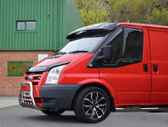 Ford Transit 2000–2014 Slnečná clona na čelné sklo (čierny lesk, 5 mm) fotografia 19