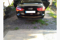 Audi A6 C7 2011–2017 Nerezová lišta hrany kufra Carmos - turecká oceľ fotografia 5