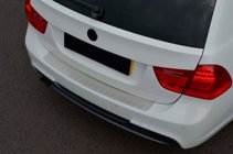 BMW 3 rad E90/E91 2005–2011 Nerezová lišta na zadný nárazník (2006-2008, SW, nerez.) fotografia 7