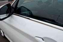 BMW 1. séria F20/F21 2011–2019 Okenná lišta (nerez) fotografia 5